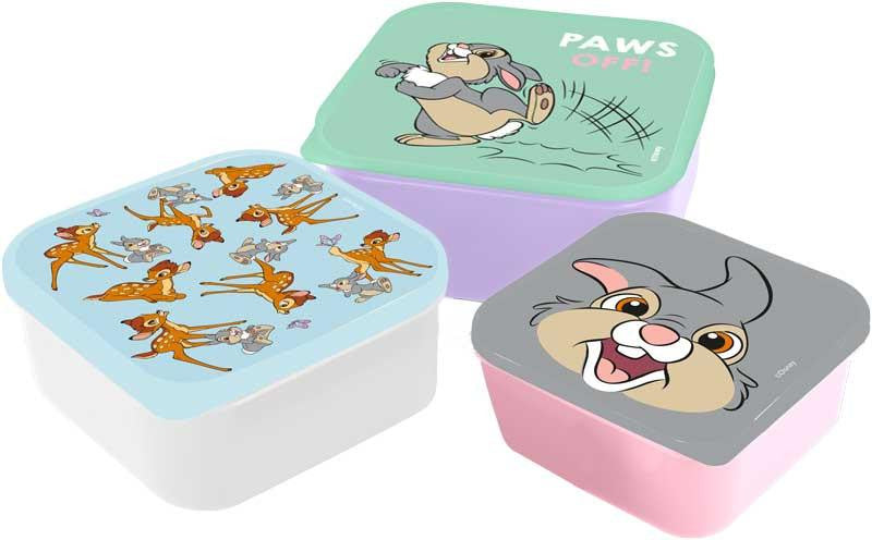 Disney Bambi & Stampe madkasse / snackbox sæt