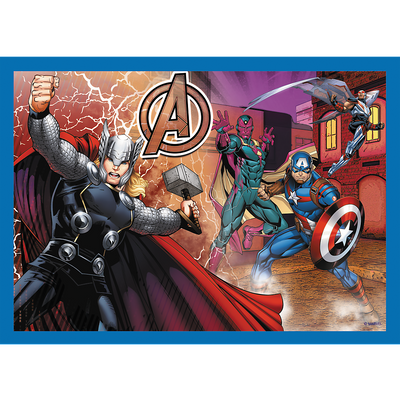Avengers puzzlespil 4i1