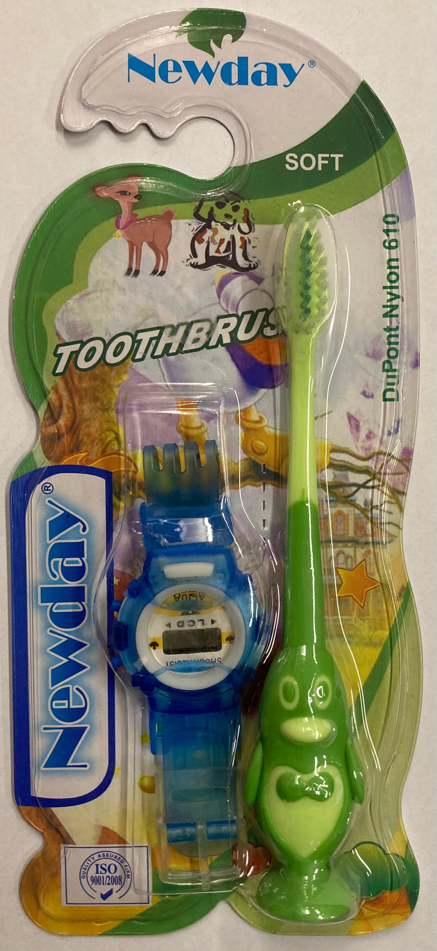 Newday tandbørste og ur