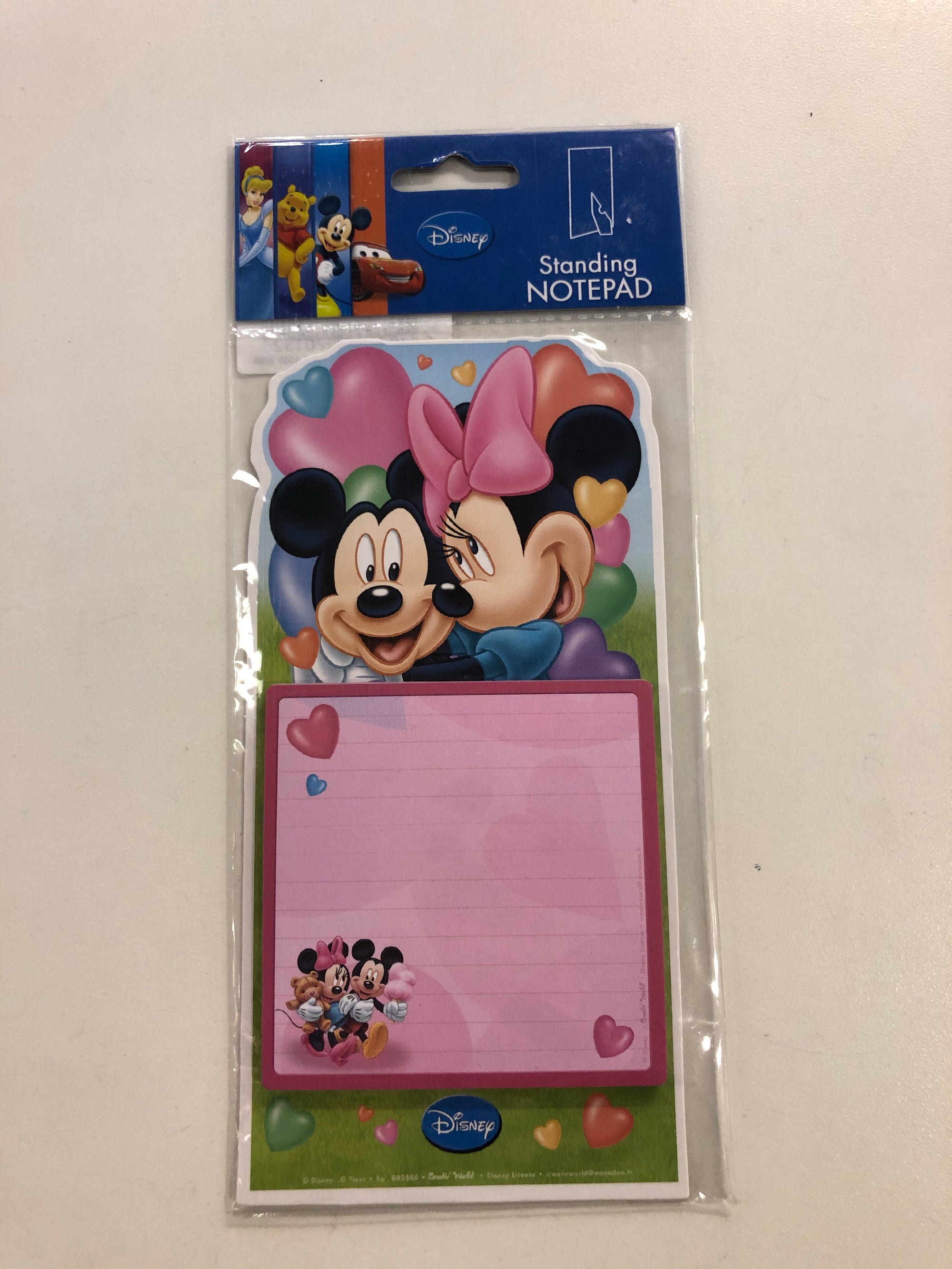 Mickey & Minnie mouse notepad